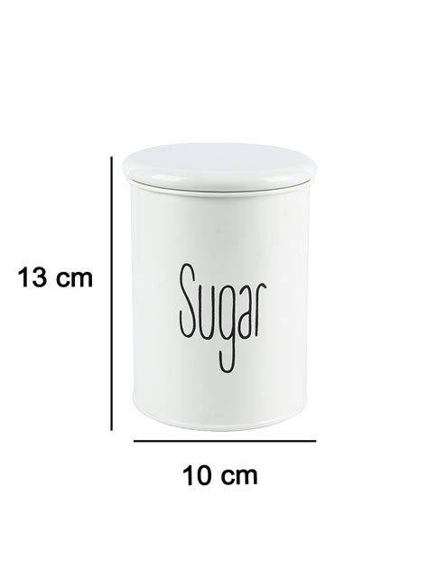 Off White Sugar Jar With Lid (900mL) - Market99 – MARKET99