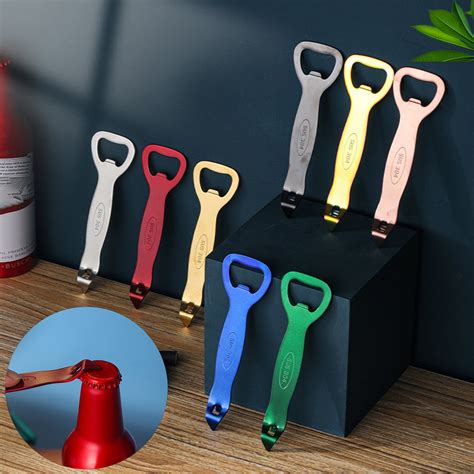 Bottle Opener - Colorful Stainless Steel Beer Bottles Can Openers ...