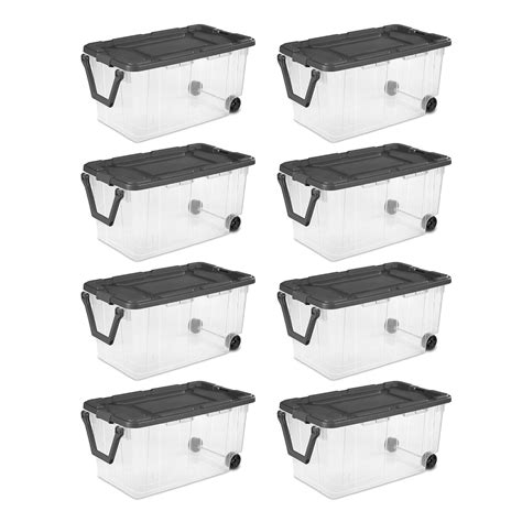 Sterilite 8-Pack Stackable Storage Bins w/ Latching India | Ubuy