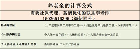 （上海）养老金的领取计算公式_指数