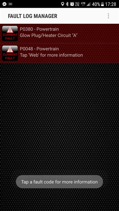 Image result for Code Megane P0380