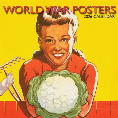 World War Posters 2026 Wall Calendar - Calendars.com