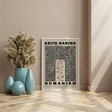 Keith Haring Exhibition Poster, Keith Haring | Ubuy India