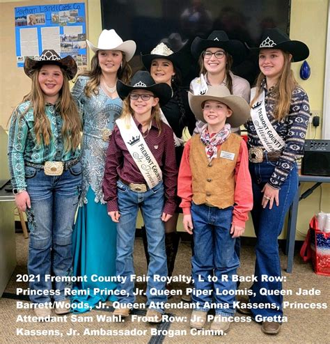 2022 Fremont County Fair Royalty has been announced - County 10
