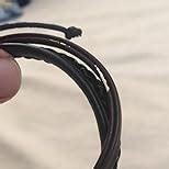 RICH AND FAMOUS Bronze Leather Multistrand Bracelet for Men : Amazon.in ...