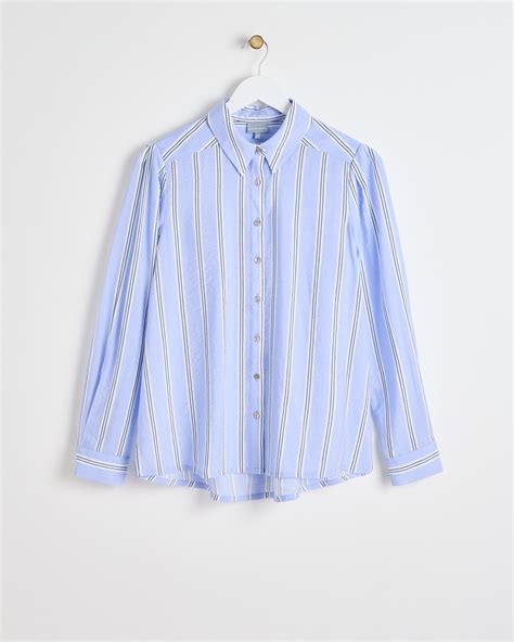 Blue & White Striped Shirt | Oliver Bonas
