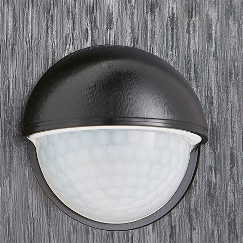 Zink Adjustable PIR Sensor Alia Black 12m | Lightbulbs Direct