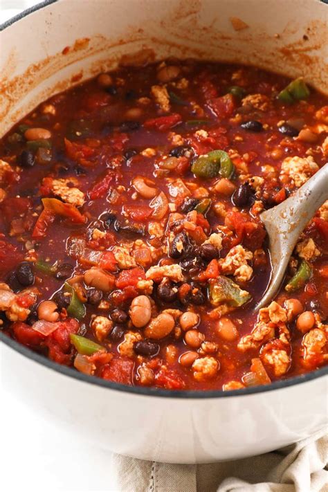 30-Minute Ground Chicken Chili with Pinto Beans - Real Simple Good