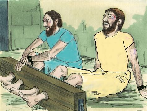 Paul and Silas in Prison - Trueway Kids - Clip Art Library