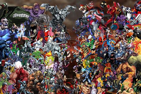 Superheroes And Villains