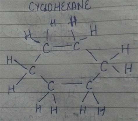 structure of cyclohexane - Brainly.in