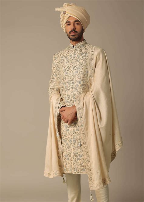 Buy Golden Grandeur Sherwani Set| KALKI Fashion India