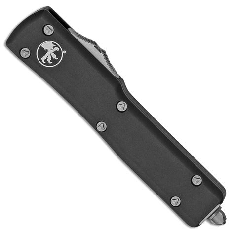 Microtech UTX-70 Double Edge Dagger OTF Auto D/E Black Standard 147-1 American Edge | American ...