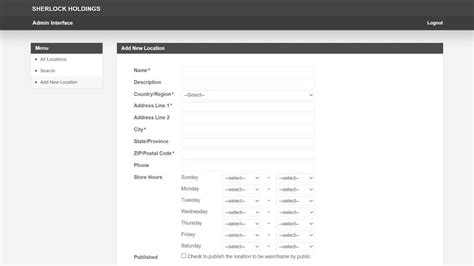 Local Store Details App 的图像结果