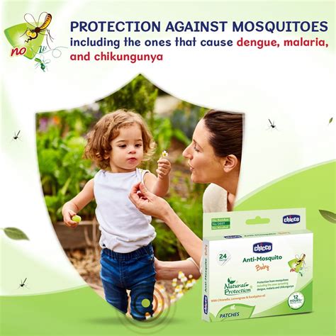 Chicco Anti-Mosquito Patches - Natural Bite Protection for Babies ...