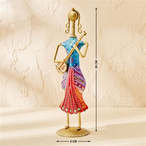 Buy Corsica Mystic India Set of 3 Iron Musician Doll Figurines from ...