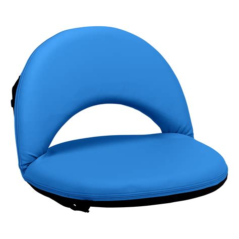 Vinyl Folding Floor Chair for Kids and Adults - Adjustable Back ...