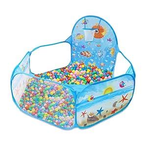 Buy BabyGo Deep Ocean Ball Pool Play Tent House for 2+ Year Old Girls ...