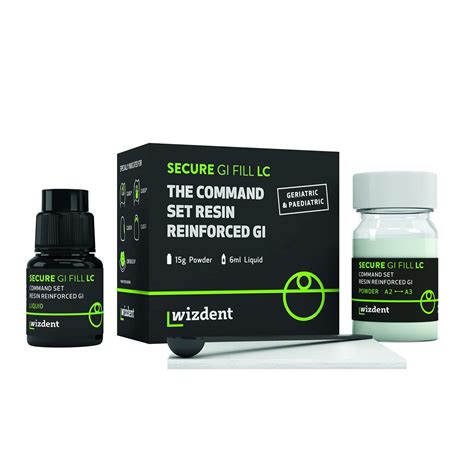 WIZDENT Secure GI Fill LC | Command Set Resin Reinforced Glass Ionomer ...