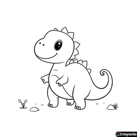 Cute Dinosaur Coloring Pages - Free Online Coloring Pages