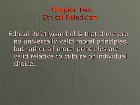 Chapter 2: Ethical Relativism | PPT