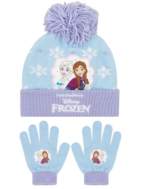 Disney Hat And Gloves Set For Kids | Frozen Elsa Gloves Set | Elsa And ...