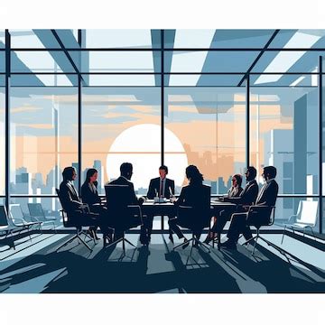Business Meeting Vector 的图像结果