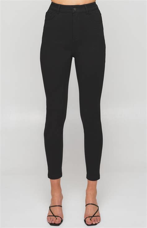 High Waisted Stretch Jeans (SPA420B) | Style State