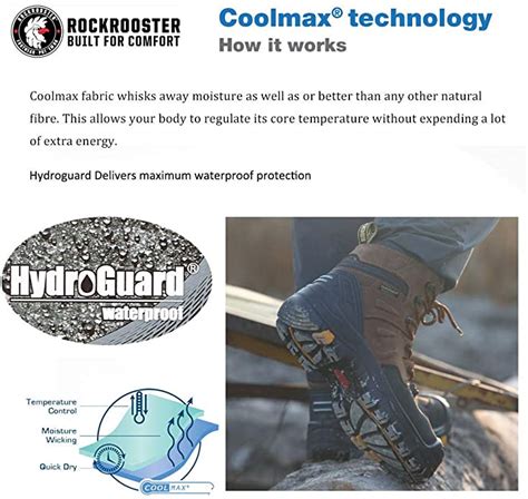 Buy ROCKROOSTER Woodland - Men's Composite Toe Waterproof Work Boots ...