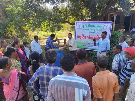 As part of method demonstration, farmers were trained in practical ...
