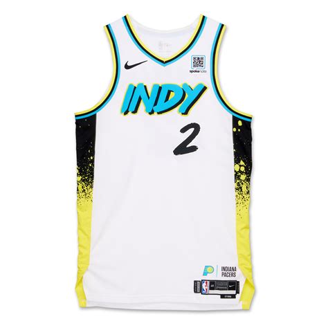 Andrew Nembhard Indiana Pacers 2024-2025 Game Worn City Edition Jersey ...