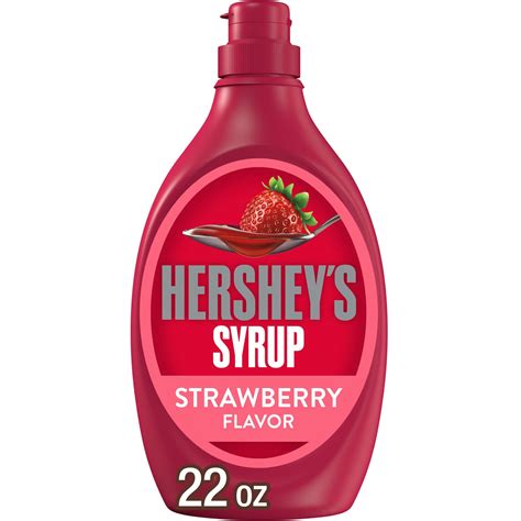 Hershey's Strawberry Syrup, 22 Oz - Sundae Topping, Dipping Sauce ...