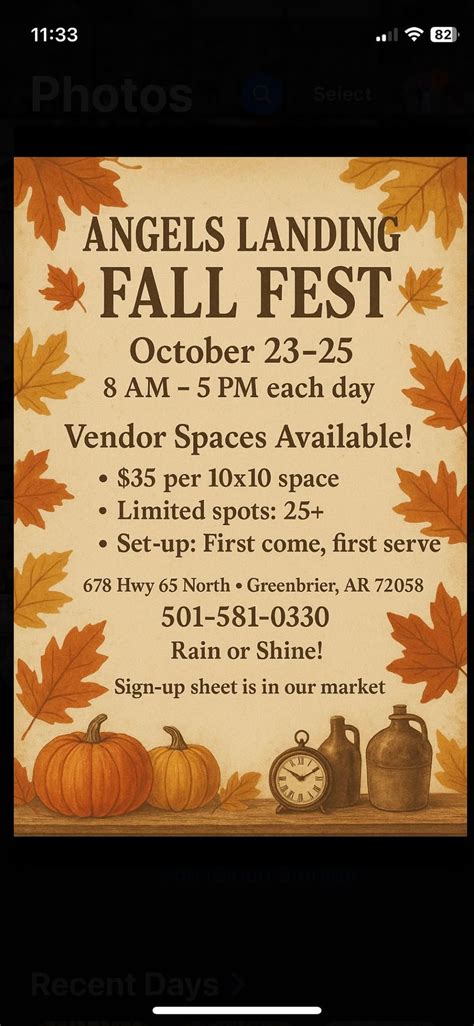Angels Landing Fall Fest🍁🛒🎃, 678 HWY 65N, Greenbrier, AR, 23 October to ...