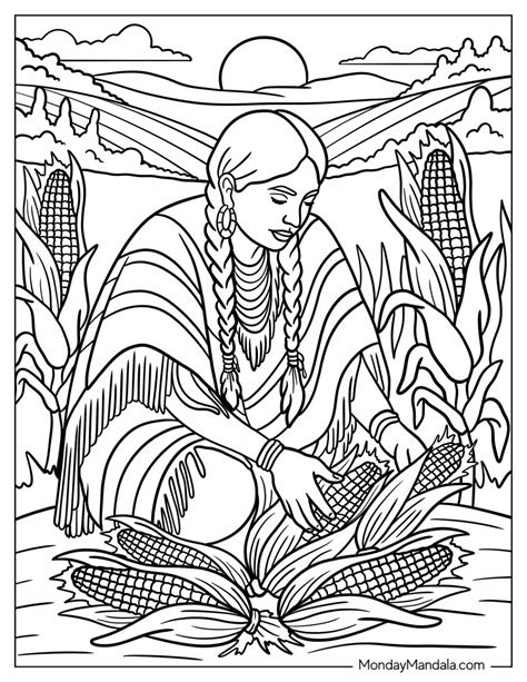 Printable Coloring Pages Native American [2025]