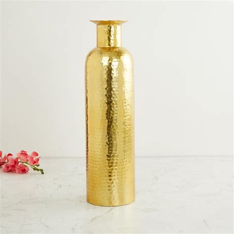 Buy Fiesta Mehik Hammered Tall Vase from Home Centre at just INR 2499.0