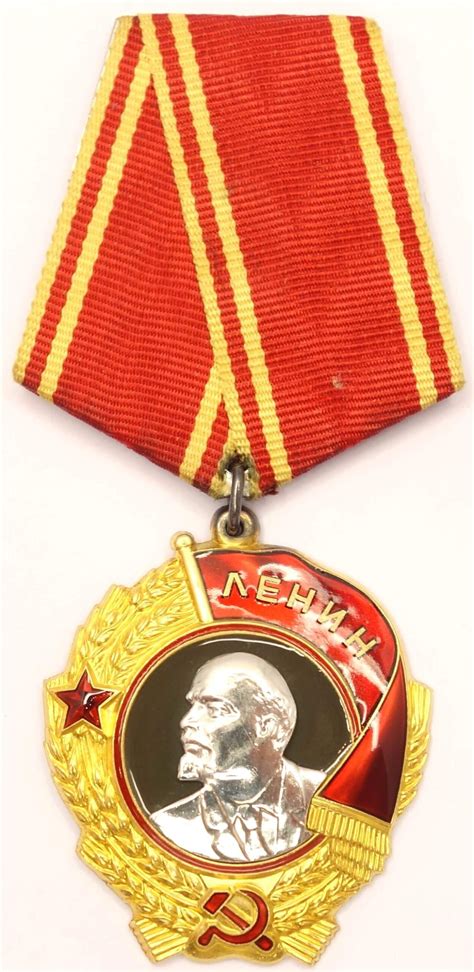 Documented Group of Soviet Awards. Lenin Prize Medal #3389, Order of ...