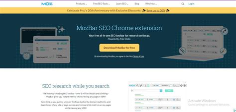 Help Guide for the Free MozBar Browser Extension