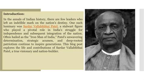 About Sardar Vallabhbhai patel.ppsx