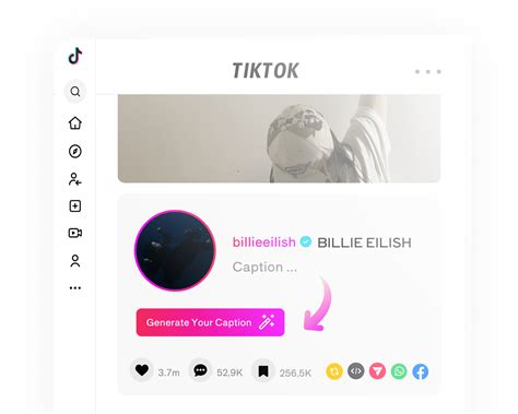 AI TikTok Caption Generator Tool – Free | Fansoria