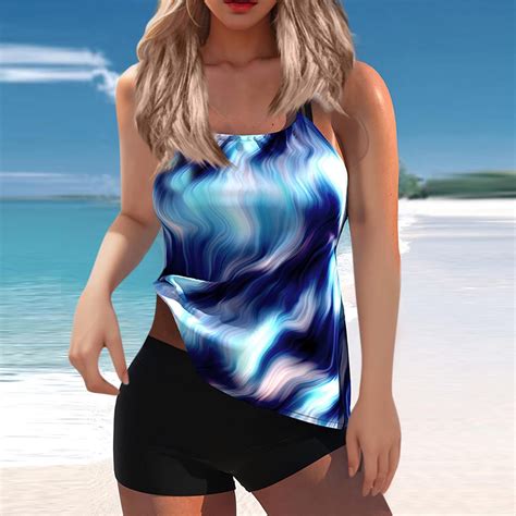 Tejiojio Plus Size Swimming Suits for Women Clearances Ladies' Swimming ...