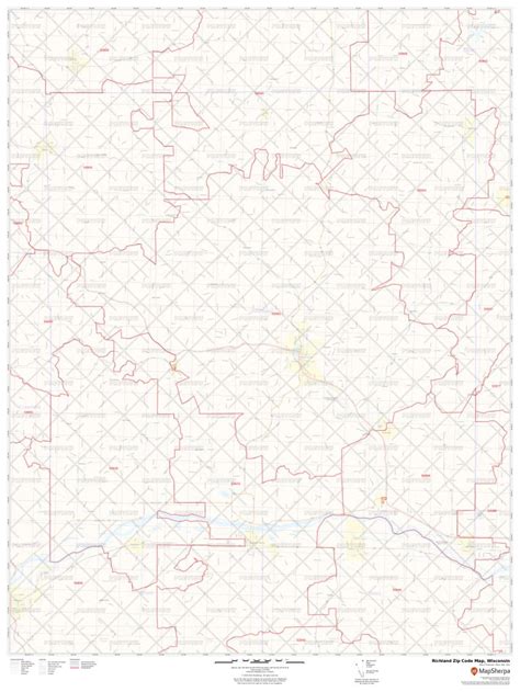 Richland Zip Code Map, Wisconsin | Richland County Zip Codes