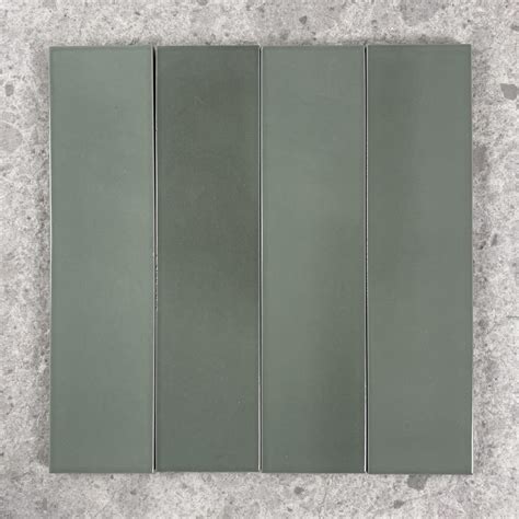 Florence Sage Gloss Spanish Irregular Edge Porcelain Subway Tile 4840