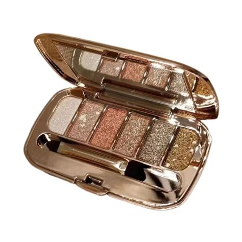 Amazon.com : Impeccablery Glitter Eyeshadow Palette - 6 Colors Gold ...