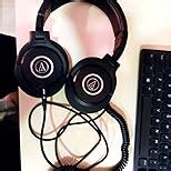 Audio-Technica ATH-M40X Professional Studio Monitor Over-Ear Headphones ...