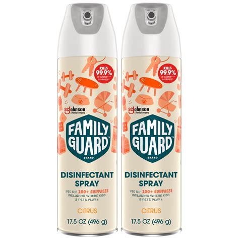 Family Guard Brand Disinfectant Spray Aerosol Antibacterial And ...