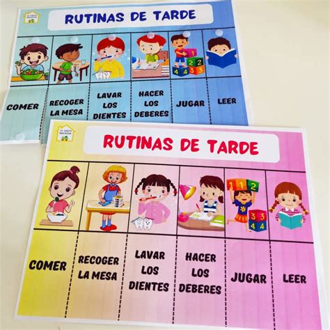 Rutinas de tarde - La Casita Educativa