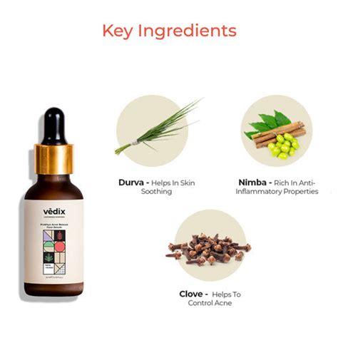 Buy Vedix Prakhya Acne Rescue Face Serum with Vacha + Kumari