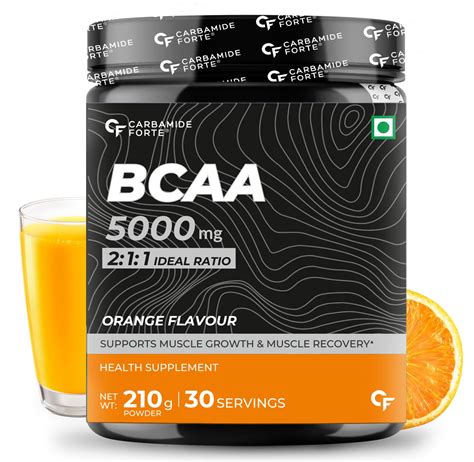 Carbamide Forte BCAA Powder 5000mg | BCAA Supplement for Men & Women 7g ...