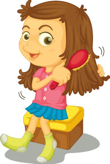 Brushing Hair Clipart | Free download on ClipArtMag