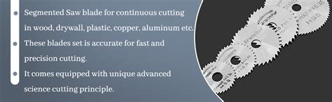Dedso® 6pcs set Mini HSS Circular Saw Blades Rotating Tool For Dremel ...